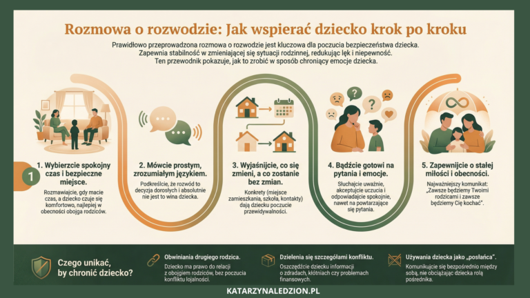 Jak powiedzieć dziecku o rozwodzie – krok po kroku